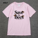 Save The Bee Tee - TTCT42 pink