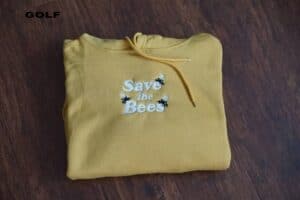 Save The Bees Embroided Hoodie
