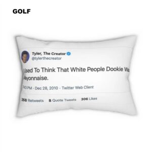 Tyler The Creator Crazy Tweet Pillow