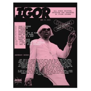 IGOR Album List Poster - TTCP12f