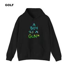 A boy is a gun hoodie ttch3