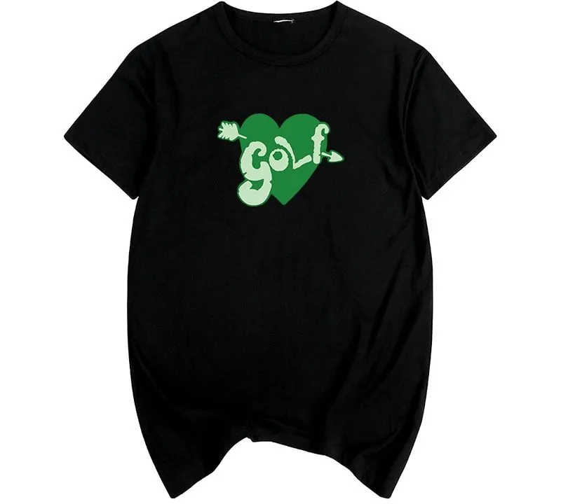 Golf Wang Heart Logo T-shirt Black Golf Wang Heart Logo T-shirt Black