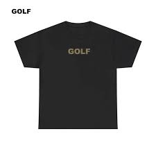 Golf brown logo tee ttct78