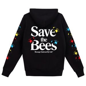 Save the bees embroided hoodie ttch54